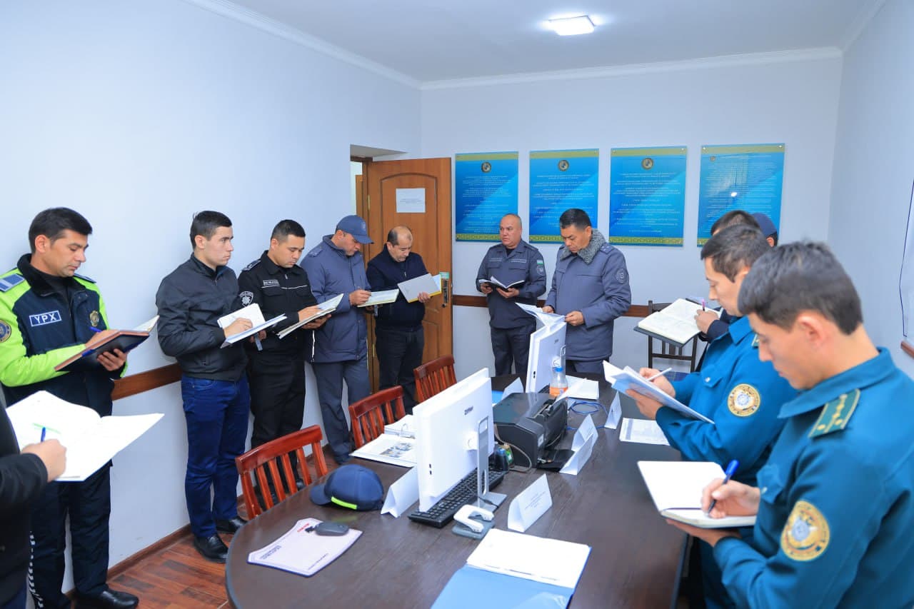 Руководством УВД Наманганской области проведена работа по изучению регионов в Наманганском районе