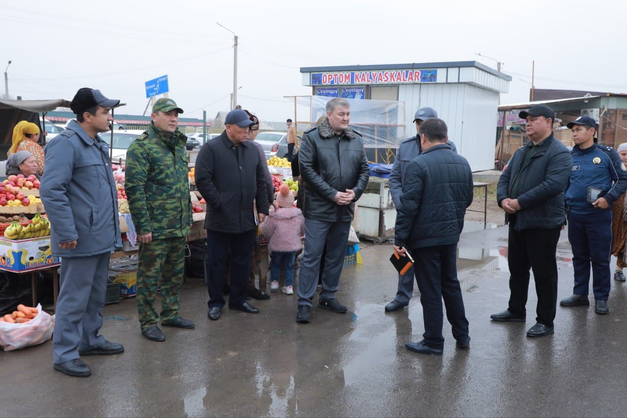 Сурхондарё вилояти ИИБ раҳбарияти томонидан ёнғин ва экологик хавфсизлик чоралари текширилмоқда ўрганилмоқда