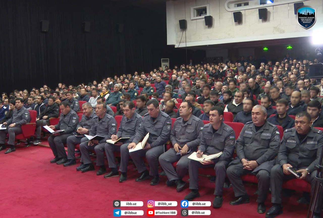 Toshkent shahar IIBB rahbariyati tomonidan “Xavfsiz va sogʻlom yurt” oyligi doirasida navbatdagi profilaktik uchrashuv oʻtkazildi