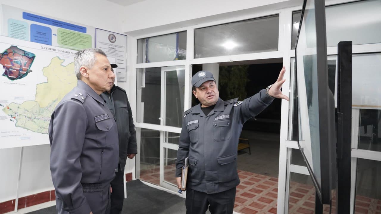 Представители Академии МВД ознакомились с проводимой работой в махаллях Навоийской области со сложной криминогенной обстановкой