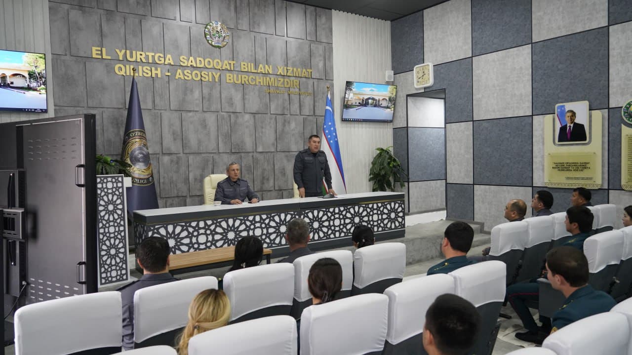 Представители Академии МВД ознакомились с проводимой работой в махаллях Навоийской области со сложной криминогенной обстановкой