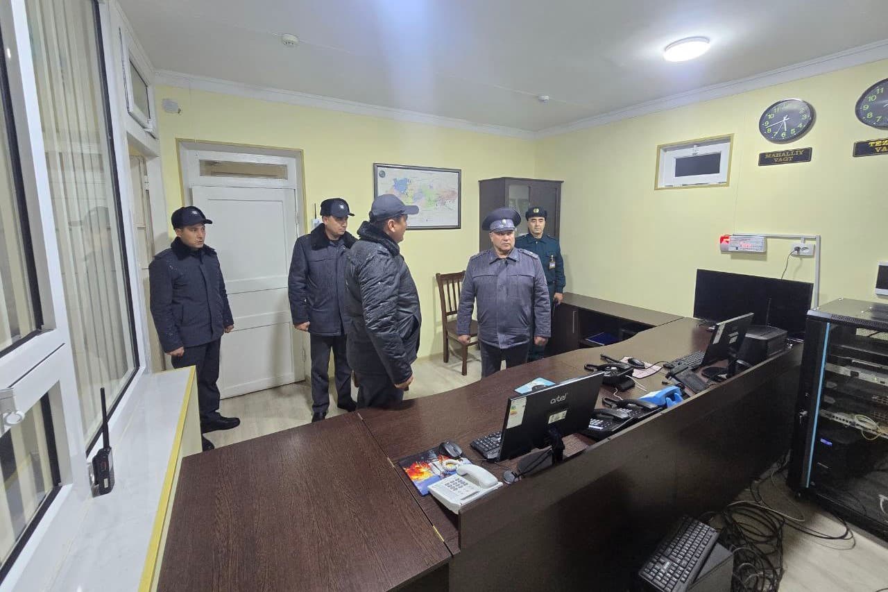 Ichki ishlar vazirligi rahbariyati tomonidan Fargʻona viloyati hududlarida oʻrganishlar olib borilmoqda