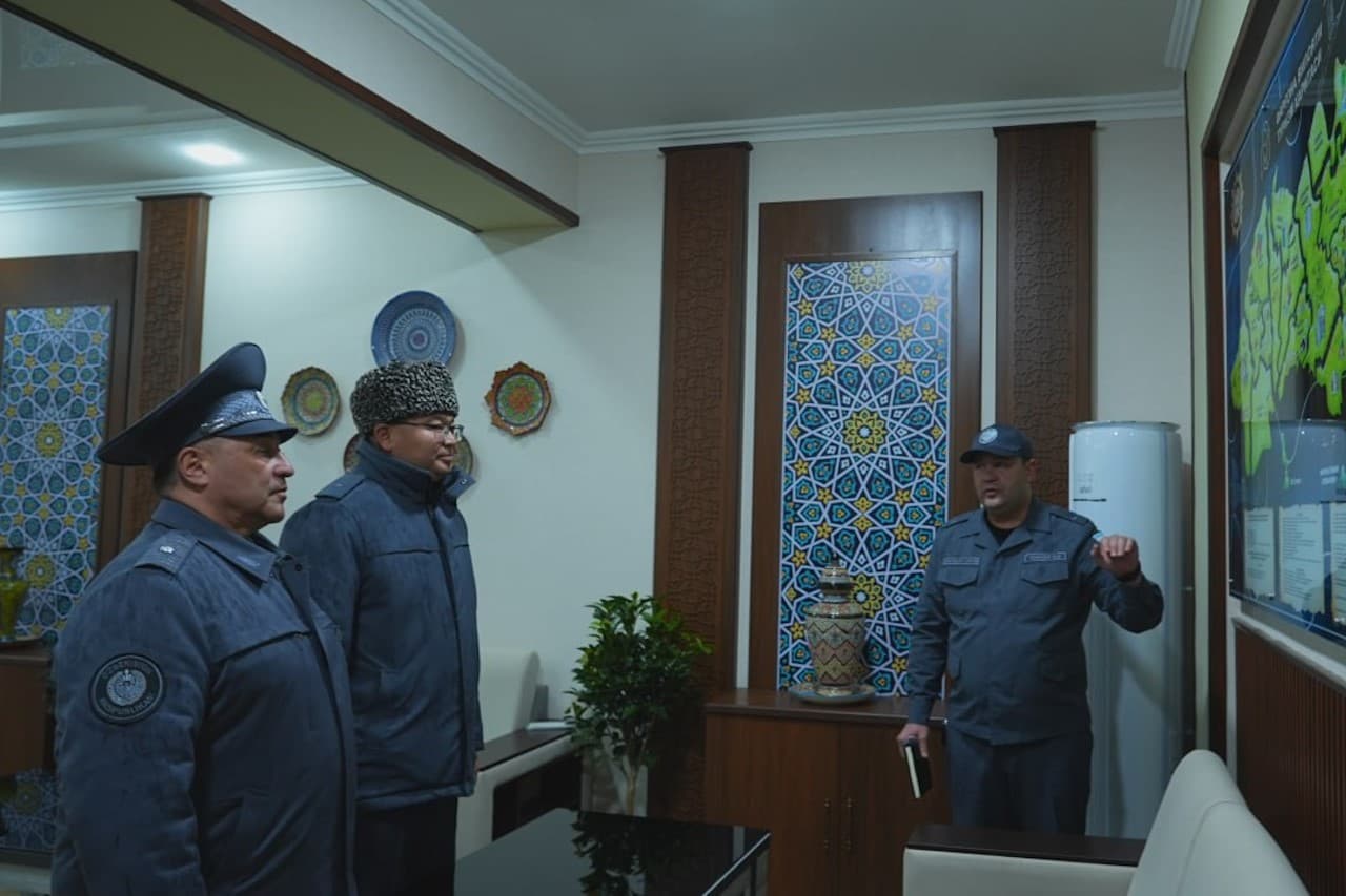 Ichki ishlar vazirligi rahbariyati tomonidan Fargʻona viloyati hududlarida oʻrganishlar olib borilmoqda