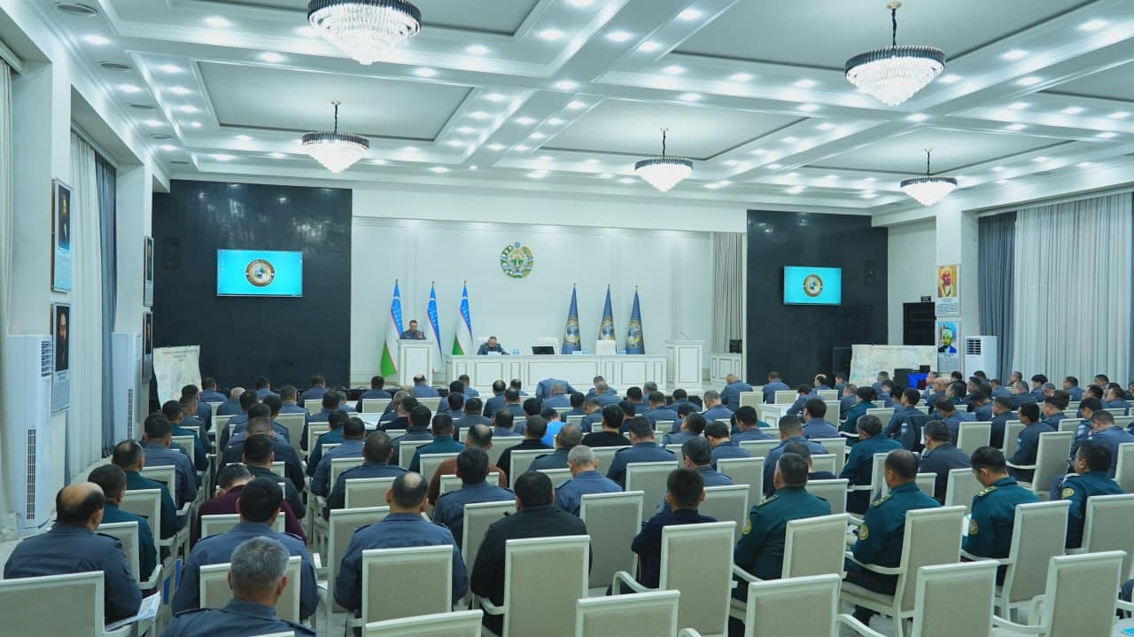 Руководством МВД проведено совещание по итогам проверки рабочей группы в Ферганской области