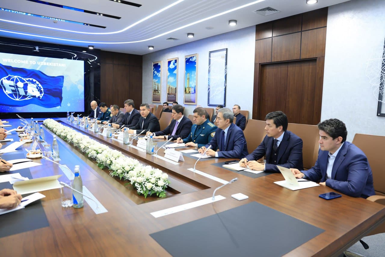 A meeting with the FIA delegation was held in Tashkent to discuss Motorsports Development and Road Safety