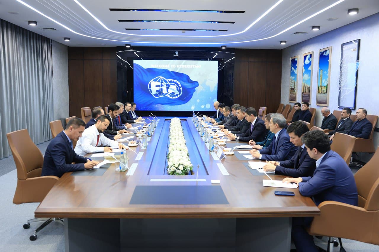 A meeting with the FIA delegation was held in Tashkent to discuss Motorsports Development and Road Safety