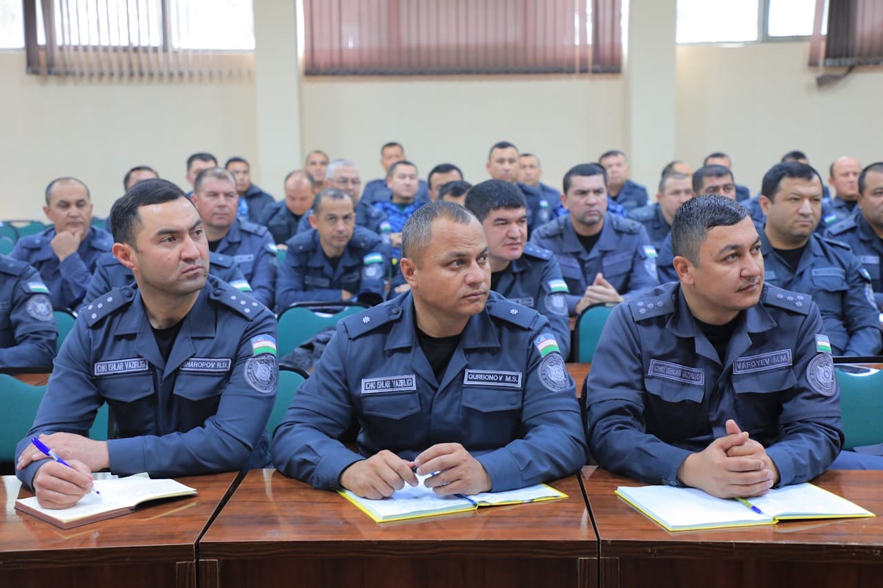 IIV Malaka oshirish institutida ichki ishlar organlari xodimlarining xizmat madaniyati va imijini oshirish masalalari boʻyicha oʻquv yigʻini tashkil etildi