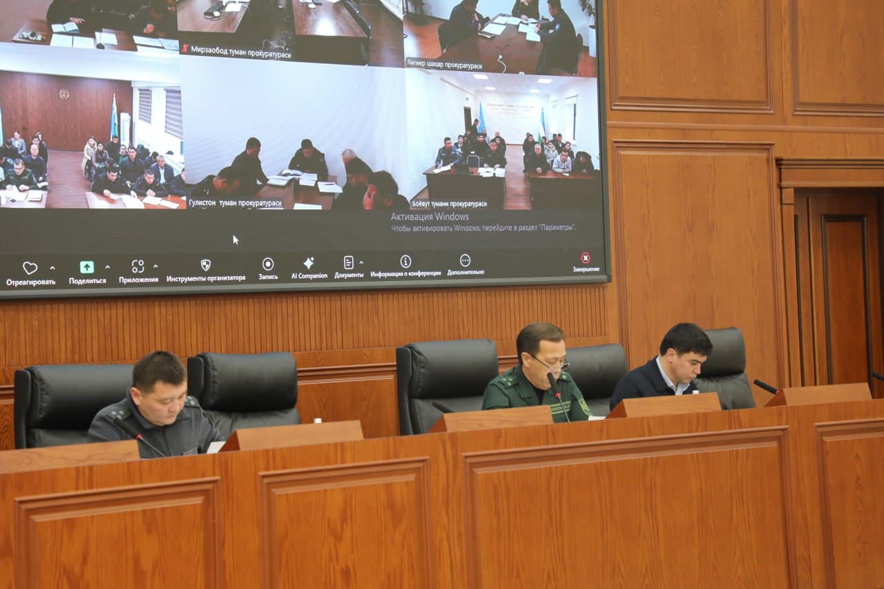 A discussion of crime prevention measures was held at the “Thursday Prevention Day”in Sirdarya region