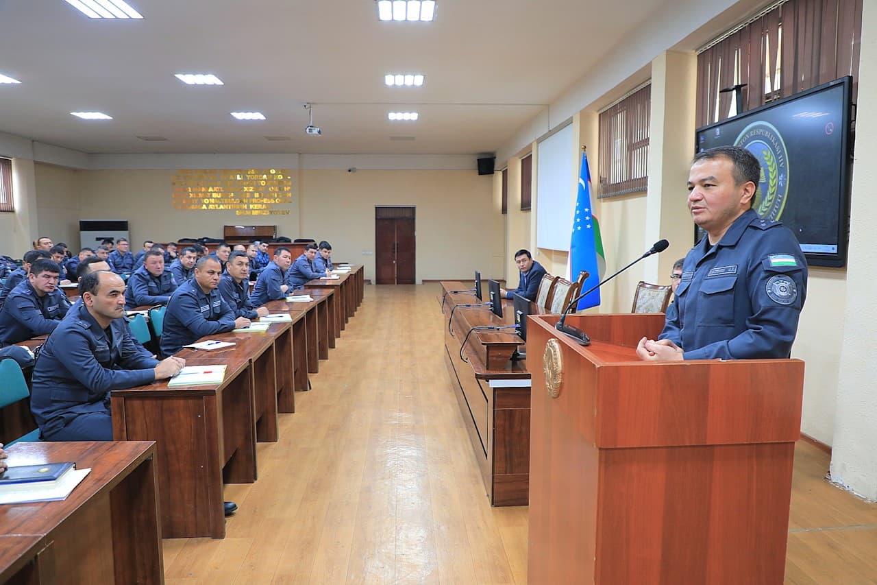 IIV Malaka oshirish institutida ichki ishlar organlari xodimlarining xizmat madaniyati va imijini oshirish masalalari boʻyicha oʻquv yigʻini tashkil etildi