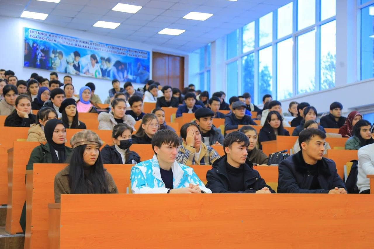 Ўзбекистон Миллий университетида «Хавфсиз ва соғлом юрт» ойлиги доирасида профилактик очиқ давра суҳбати ўтказилди