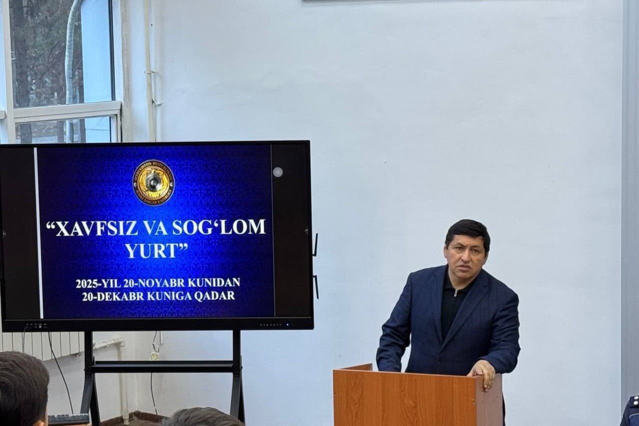 Ўзбекистон Миллий университетида «Хавфсиз ва соғлом юрт» ойлиги доирасида профилактик очиқ давра суҳбати ўтказилди