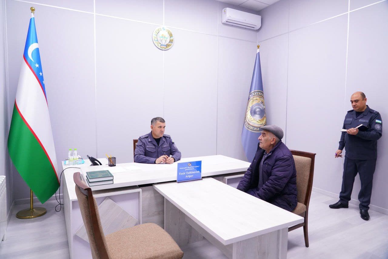 Samarqand viloyati Ichki ishlar boshqarmasida navbatdagi fuqarolar qabuli oʻtkazildi