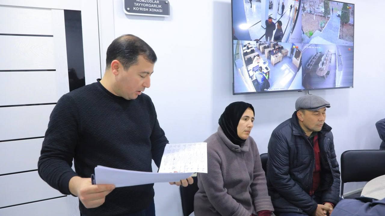 Жиззах вилояти ИИБ раҳбариятининг фуқаролар билан юзма-юз мулоқоти ўтказилди