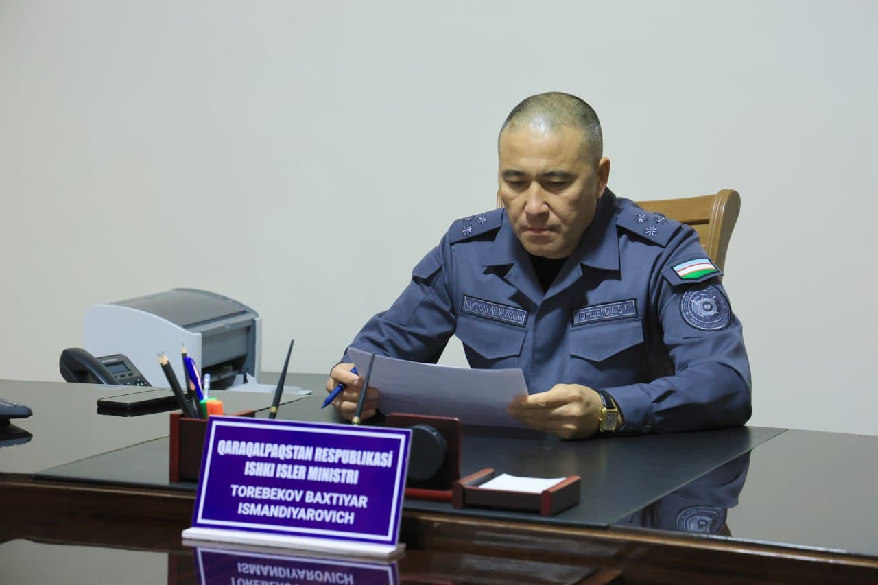 Ministry of Internal Affairs of the Republic of Karakalpakstan held a personal reception for citizens