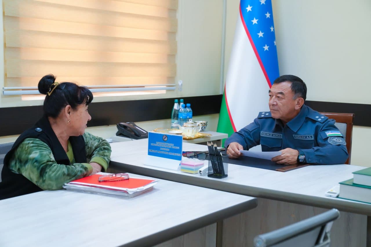 Қашқадарё вилояти ИИБ раҳбариятининг фуқаролар мурожаатлари бўйича навбатдаги қабули ўтказилди