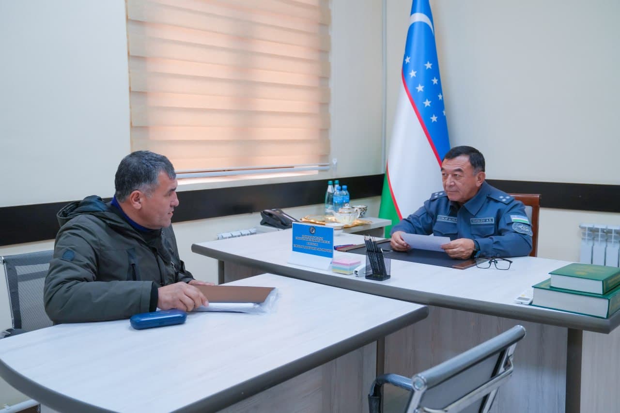 Қашқадарё вилояти ИИБ раҳбариятининг фуқаролар мурожаатлари бўйича навбатдаги қабули ўтказилди