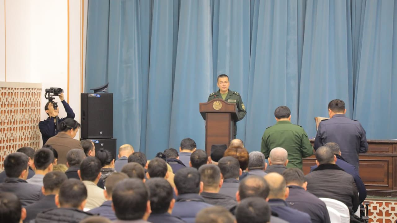 Управлением внутренних дел Джизакской области и областной прокуратурой обсуждены вопросы борьбы с преступностью в Дустликском районе