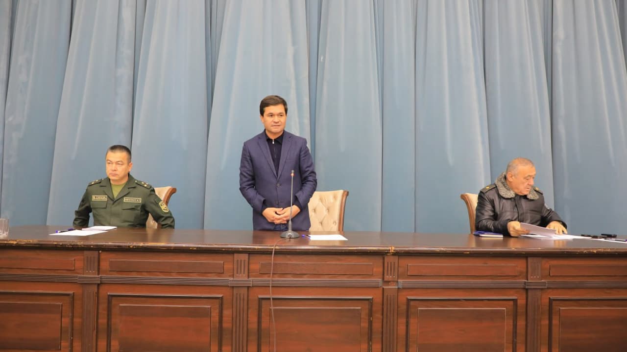 Управлением внутренних дел Джизакской области и областной прокуратурой обсуждены вопросы борьбы с преступностью в Дустликском районе