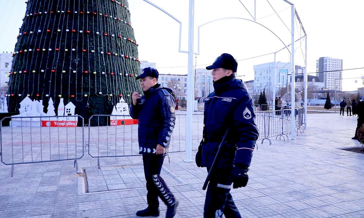 Руководством МВД Республики Каракалпакстан изучены меры безопасности в местах проведения новогодних праздников