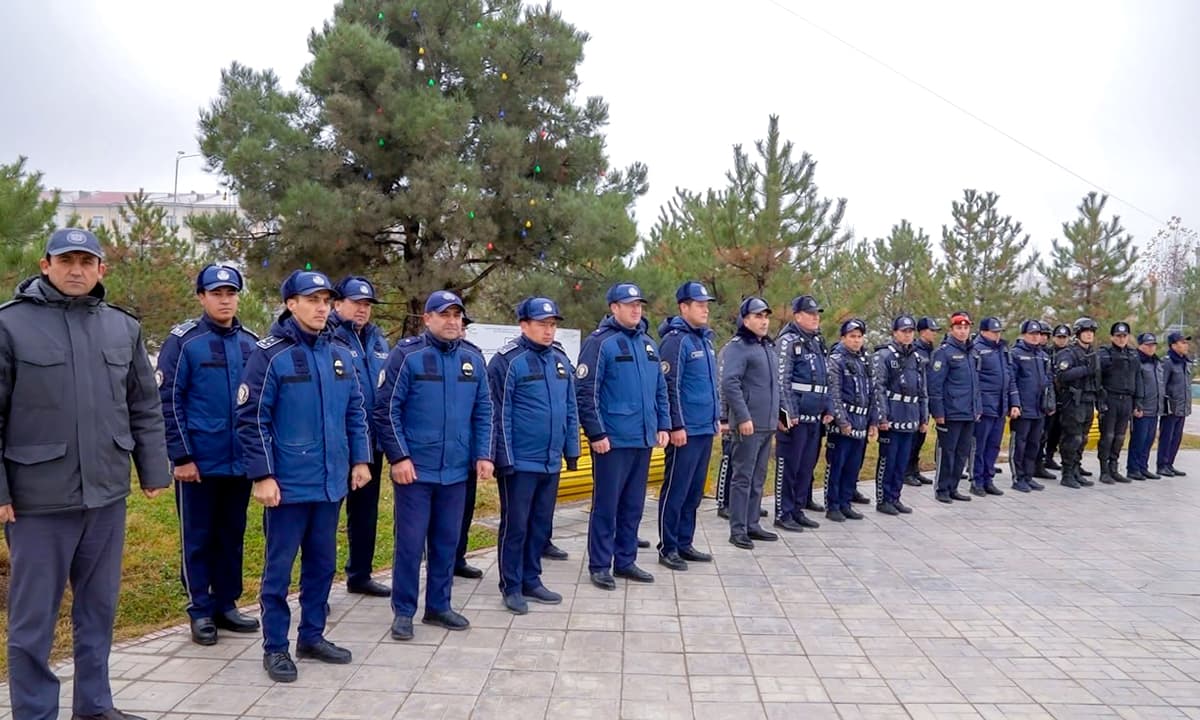 Qashqadaryo viloyati IIB rahbariyati tomoindan Yangi yil munosabati bilan Qarshi shahrida xavfsizlik holati oʻrganildi