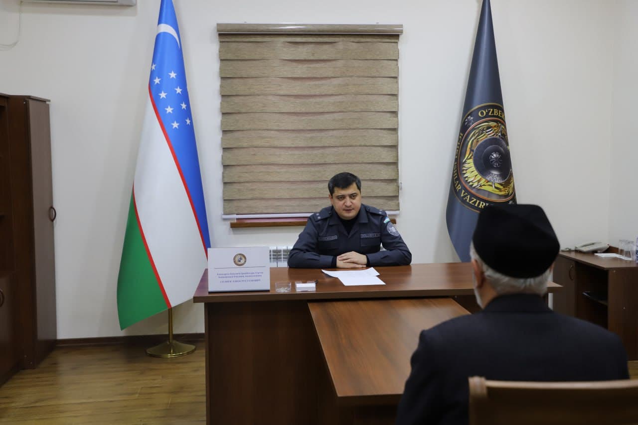 Xorazm viloyati Ichki ishlar boshqarmasi rahbariyati tomonidan fuqarolarning murojaatlarini oʻrganish maqsadida navbatdagi qabul oʻtkazildi
