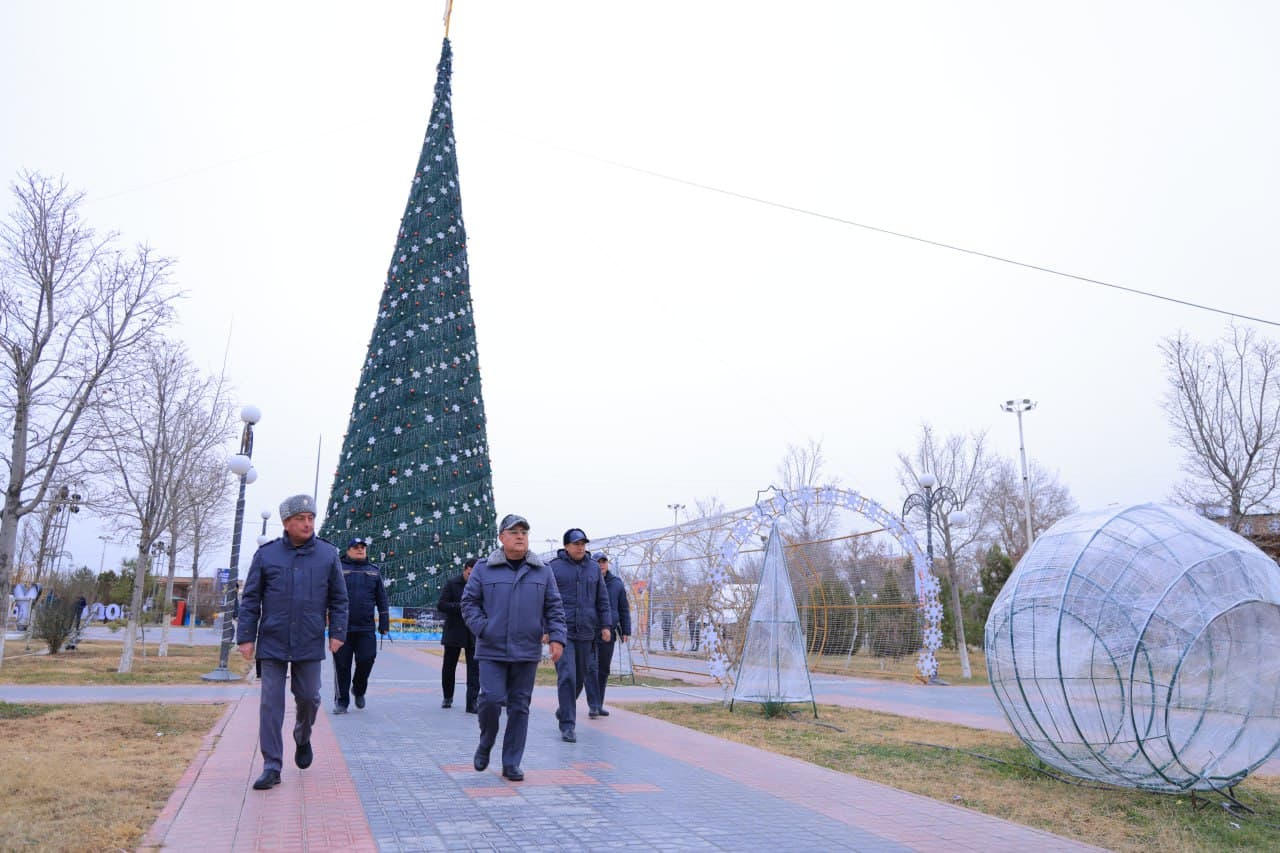 Yangi yil bayrami arafasida Buxoro viloyatida jamoat xavfsizligini taʼminlash holati boʻyicha oʻrganishlar oʻtkazildi