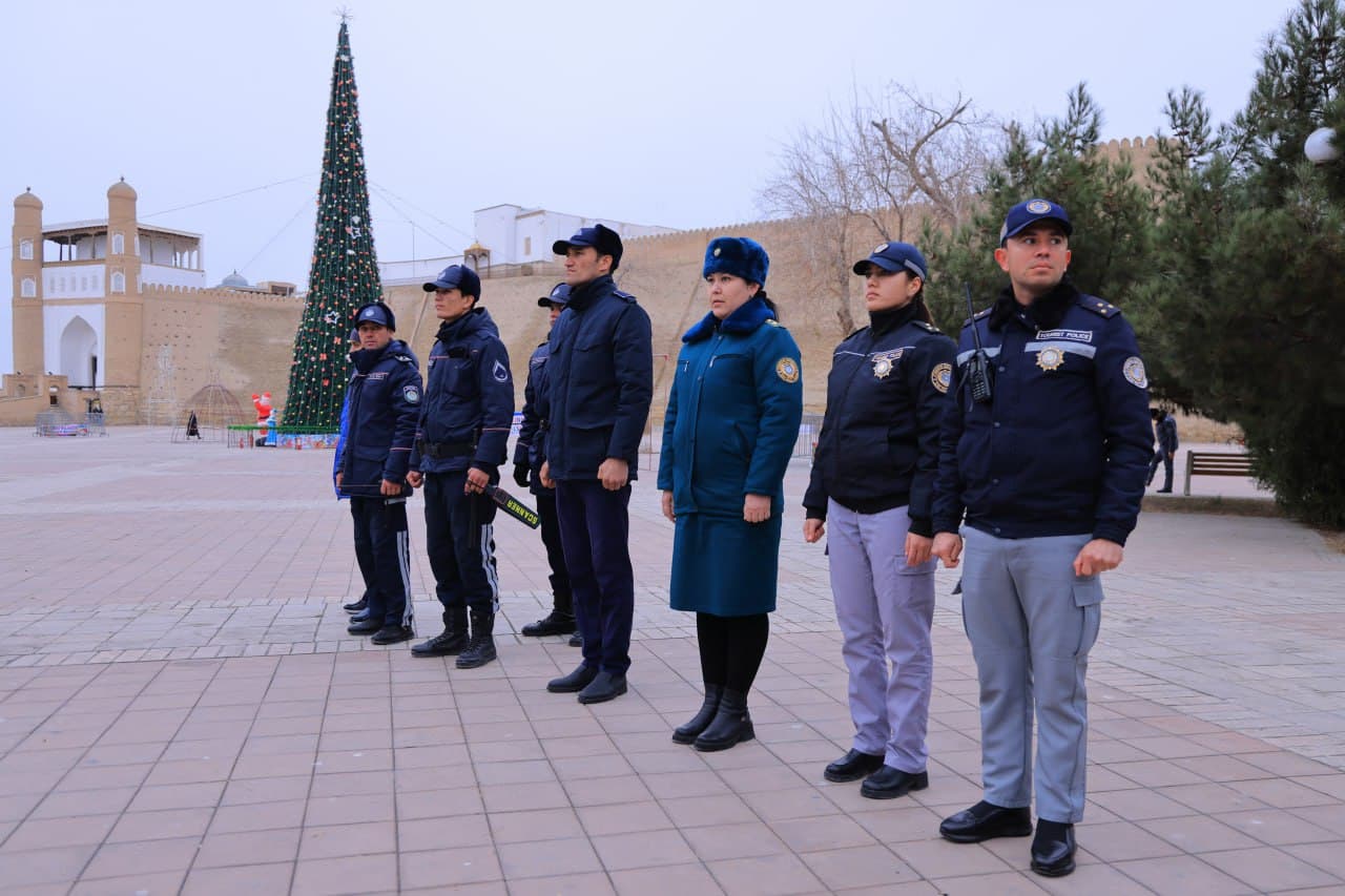 Yangi yil bayrami arafasida Buxoro viloyatida jamoat xavfsizligini taʼminlash holati boʻyicha oʻrganishlar oʻtkazildi