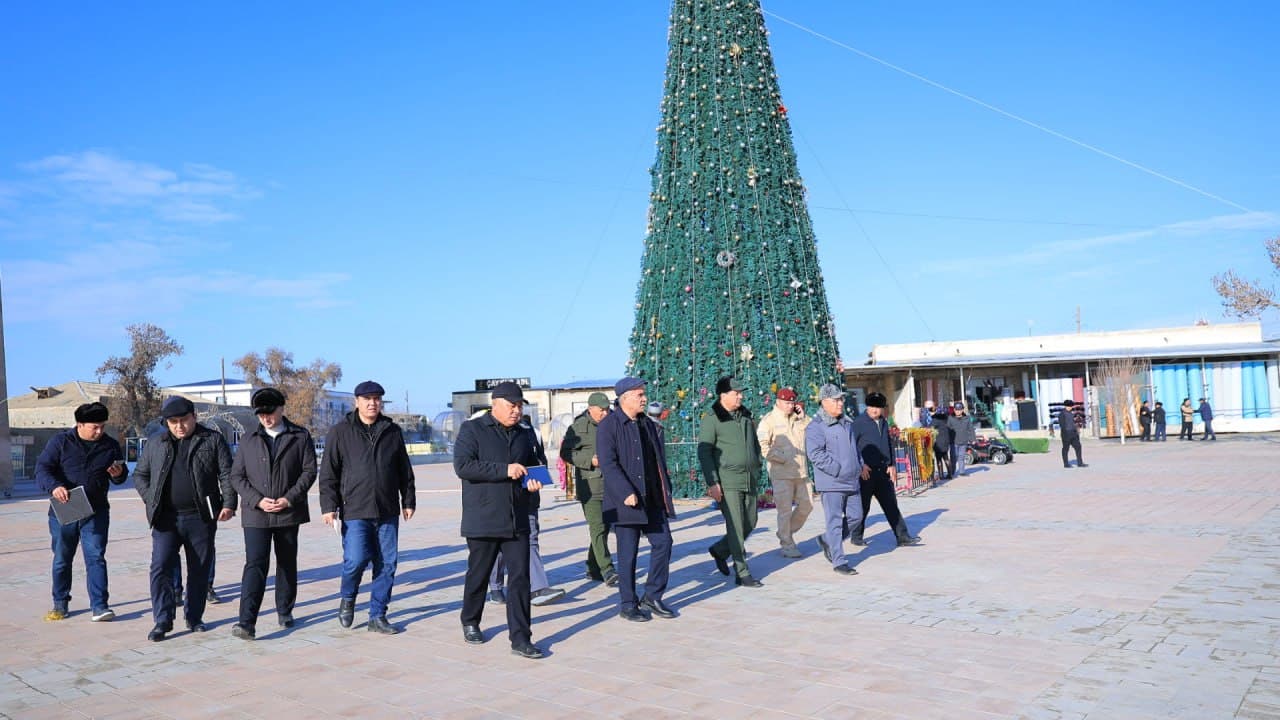 Buxoro viloyati rahbariyati Qorovulbozor, Buxoro va Vobkent tumanlarida Yangi yil bayramini xavfsiz oʻtkazish masalalarini oʻrgandi