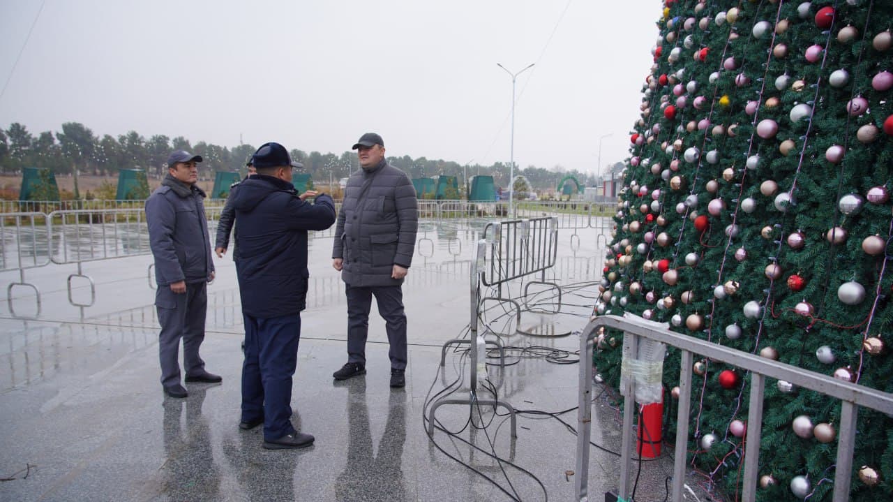 Surxondaryoda “Yangi yil” bayrami tadbirlarini yuqori saviyada tashkil etish borasidagi ishlar oʻrganilmoqda