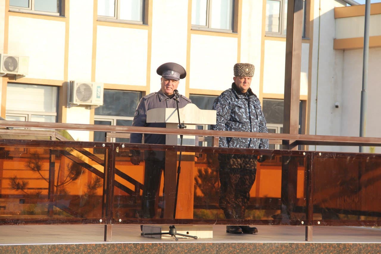 Ichki ishlar vazirligi rahbariyati IIV Qorovul qoʻshinlari qoʻmondonligiga qarashli 7534-sonli harbiy qismga tashrif buyurdi