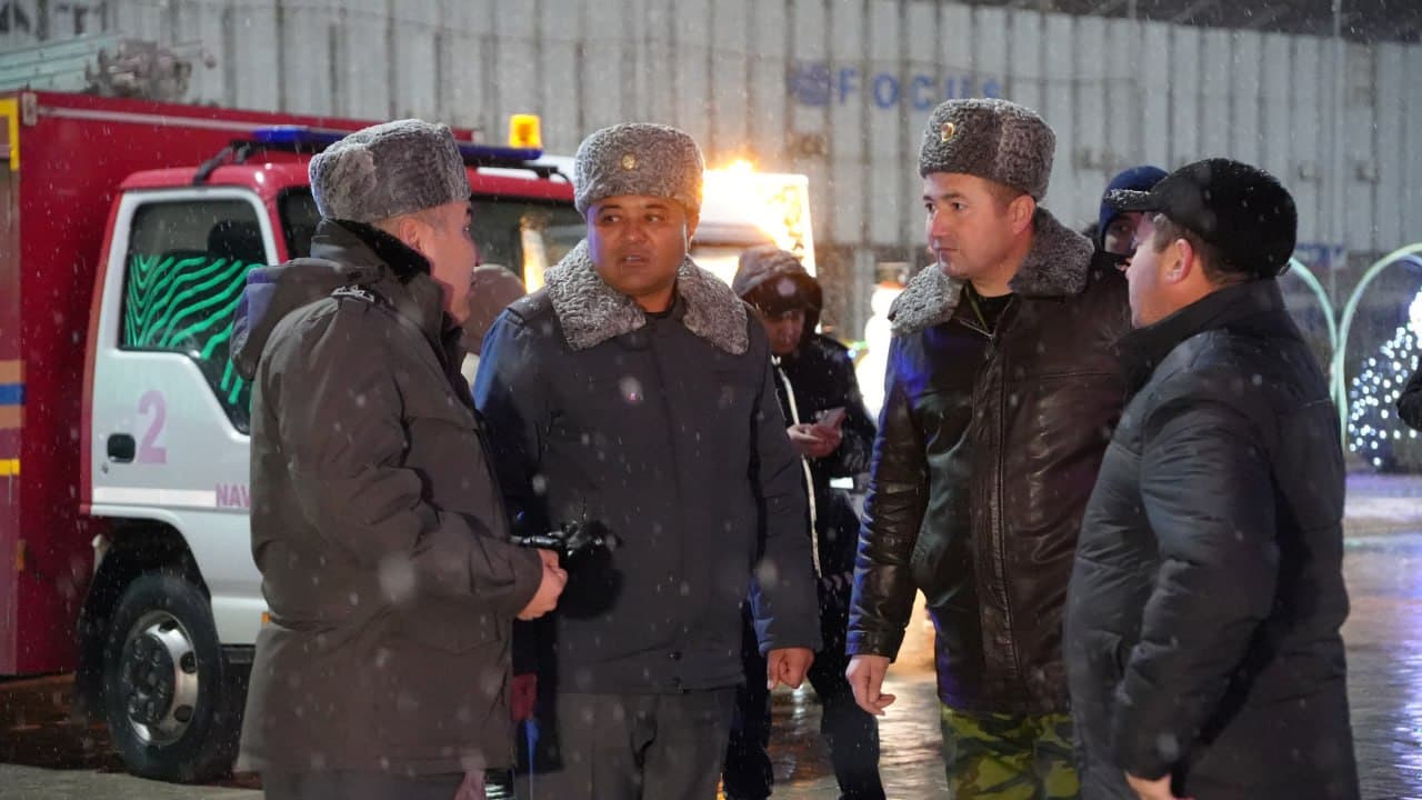 The Navoi Regional Authorities conduct safety inspections in advance of New Year celebrations