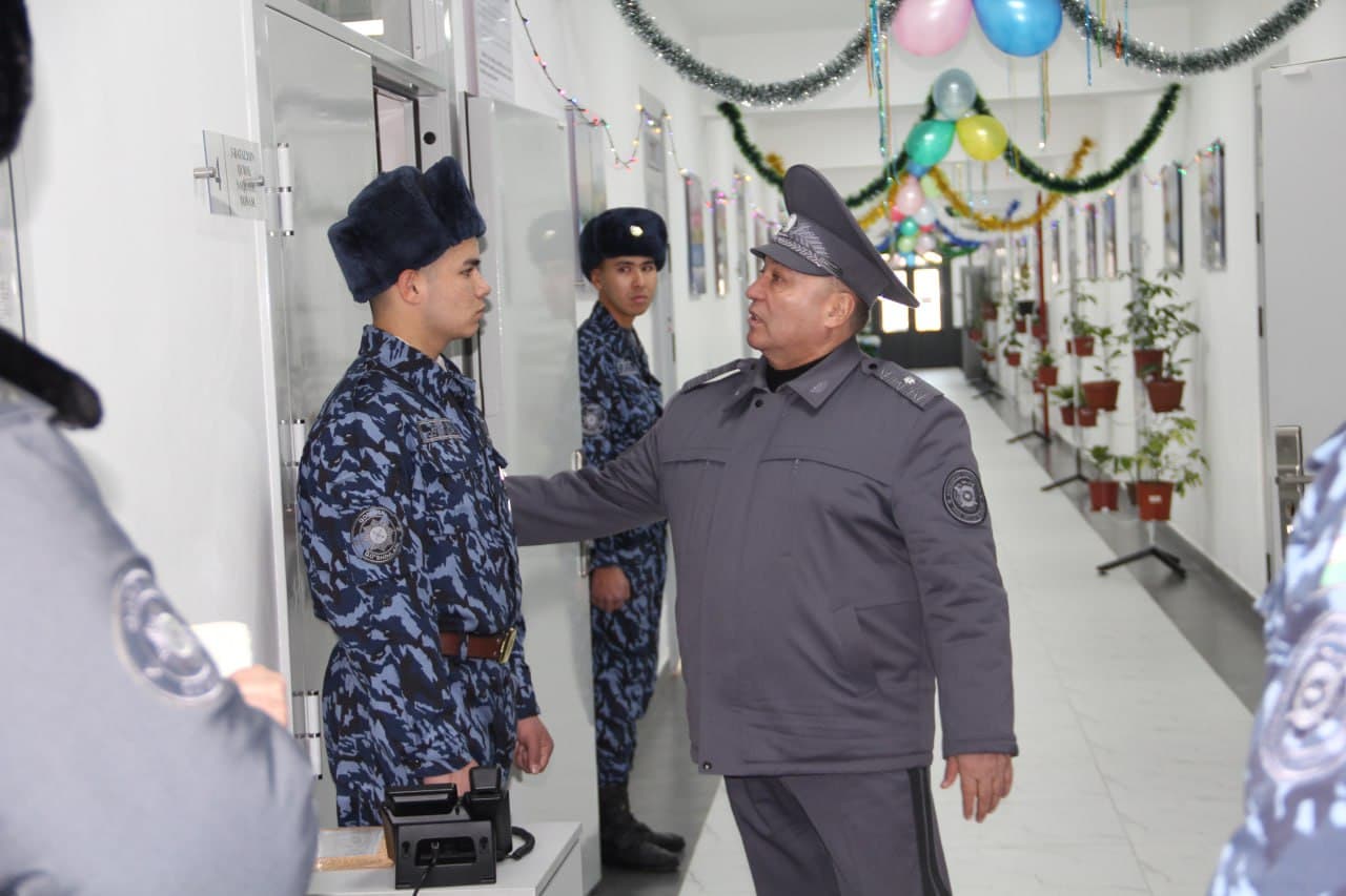 Ichki ishlar vazirligi rahbariyati IIV Qorovul qoʻshinlari qoʻmondonligiga qarashli 7534-sonli harbiy qismga tashrif buyurdi