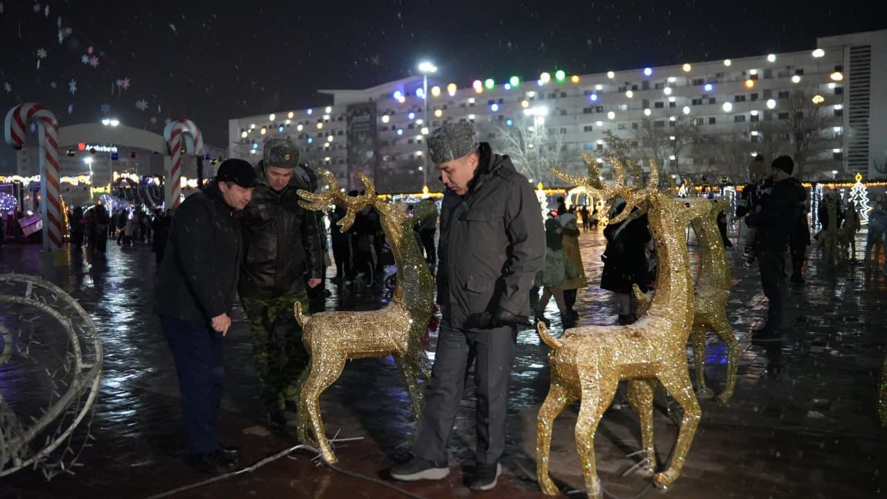The Navoi Regional Authorities conduct safety inspections in advance of New Year celebrations