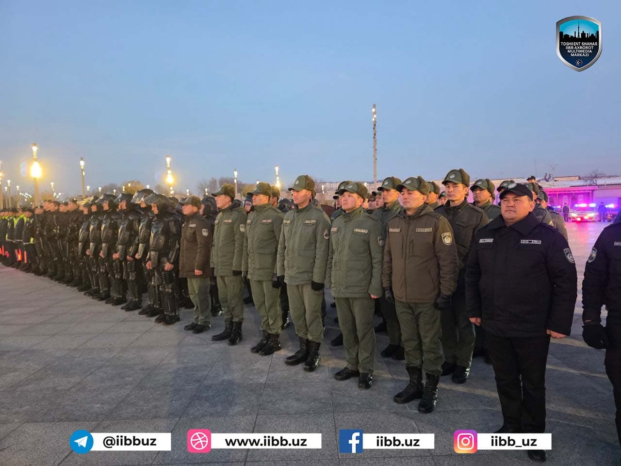 В Алмазарском районе города Ташкента проведен ночной инструктаж, посвященный итогам месячника "Безопасная и здоровая страна"