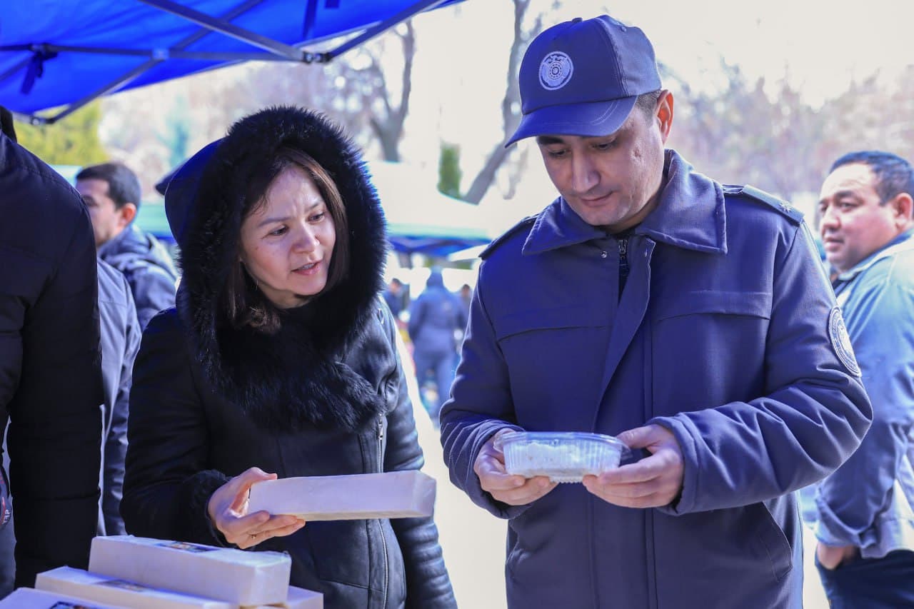 Yangi yil arafasida Ichki ishlar organlari xodimlari uchun bayram yarmarkasi tashkil etildi