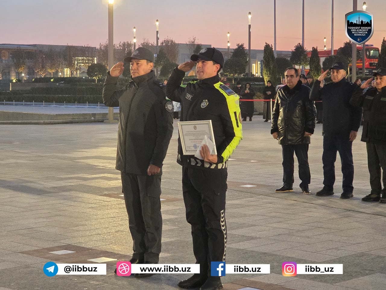 В Алмазарском районе города Ташкента проведен ночной инструктаж, посвященный итогам месячника "Безопасная и здоровая страна"