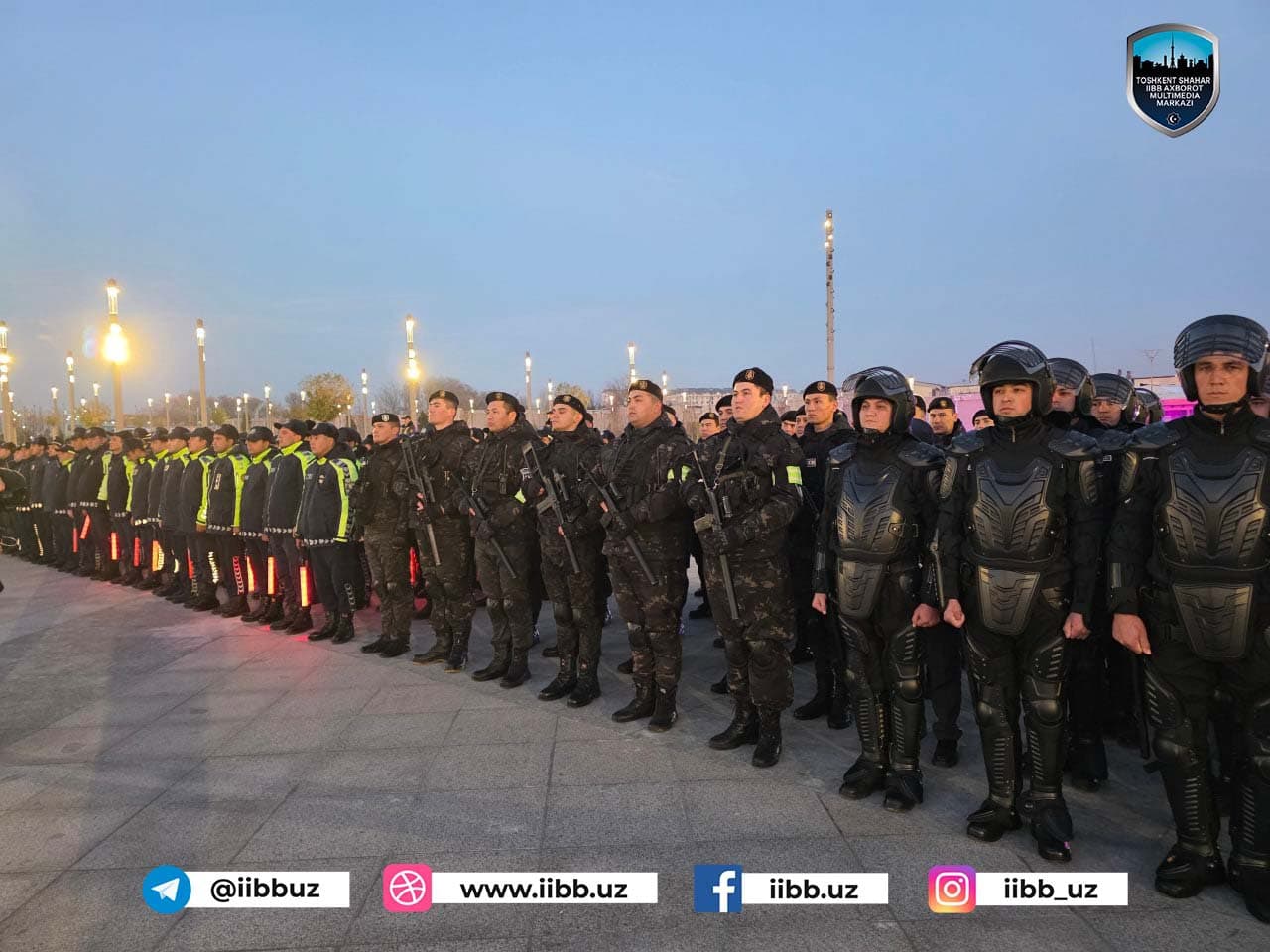 В Алмазарском районе города Ташкента проведен ночной инструктаж, посвященный итогам месячника "Безопасная и здоровая страна"