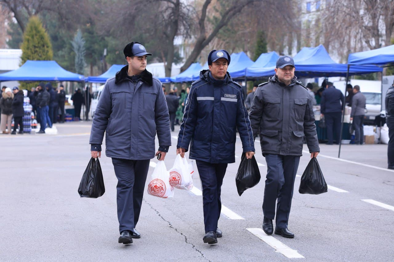 Yangi yil arafasida Ichki ishlar organlari xodimlari uchun bayram yarmarkasi tashkil etildi