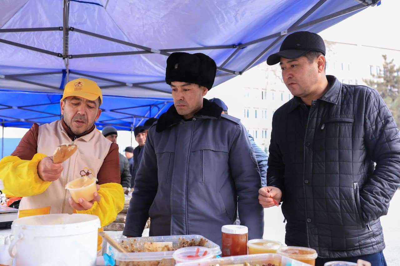 Yangi yil arafasida Ichki ishlar organlari xodimlari uchun bayram yarmarkasi tashkil etildi
