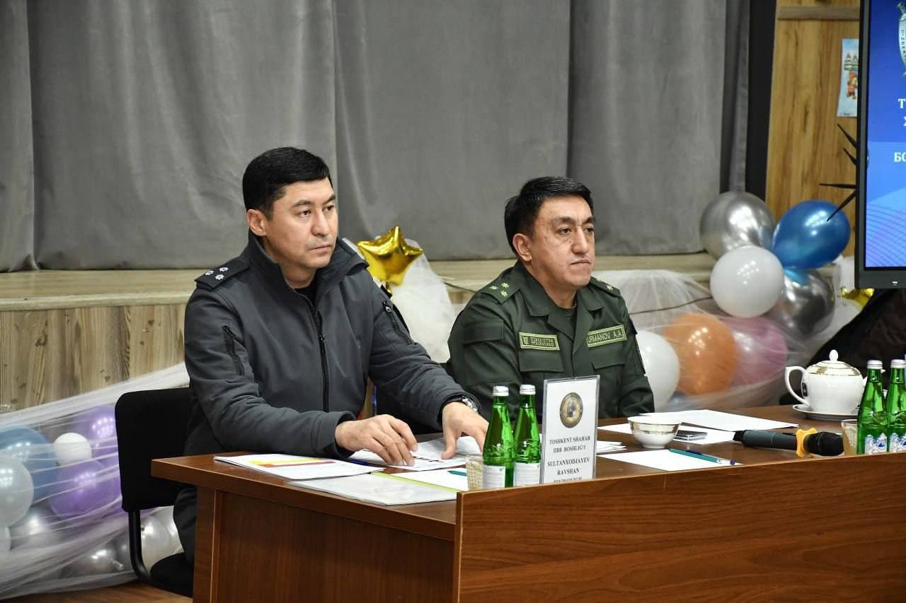 Toshkent shahar huquqni muhofaza qiluvchi organlar rahbarlari ishtirokida Mirobod tumani “Ziyonur“ mahallasida sodir etilgan oʻta ogʻir turdagi qotillik jinoyatining muhokamasi boʻlib oʻtdi