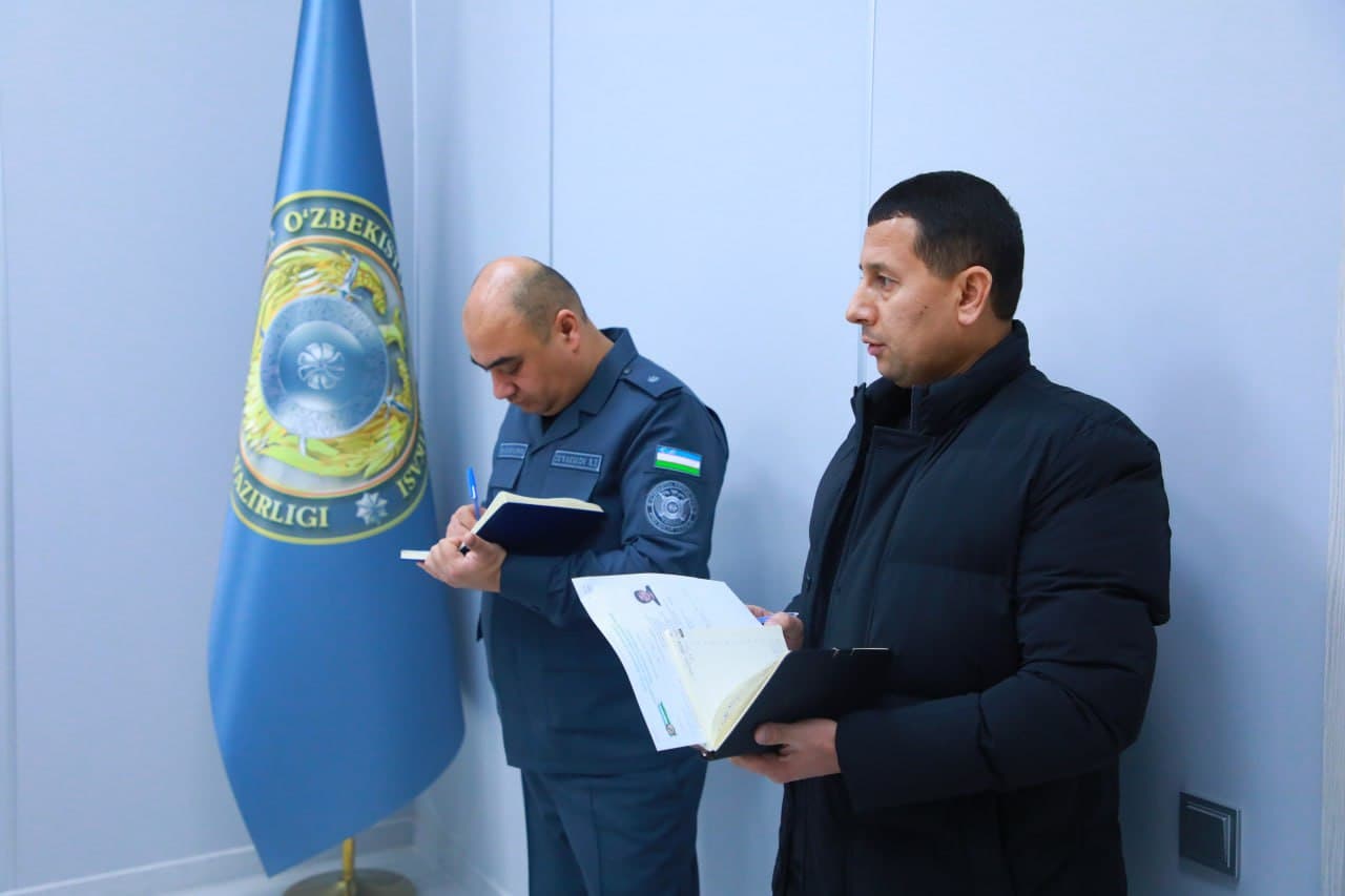 Samarqand viloyati Ichki ishlar boshqarmasida navbatdagi fuqarolar qabuli oʻtkazildi