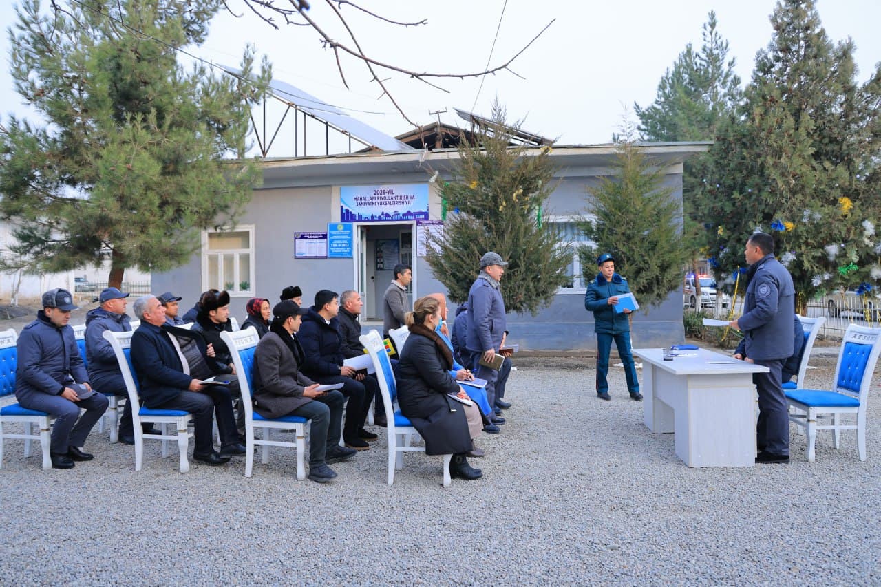 Namangan viloyati IIB rahbariyati tomonidan mahallalarda oʻrganish ishlari olib borilib, sodir etilgan jinoyatlar atroflicha tahlil qilindi