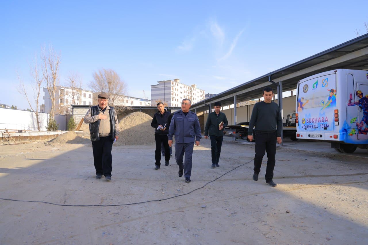 Бухоро вилояти ИИБ тизимидаги объектларда қурилиш ва реконструкция ишлари ҳолати ўрганилди