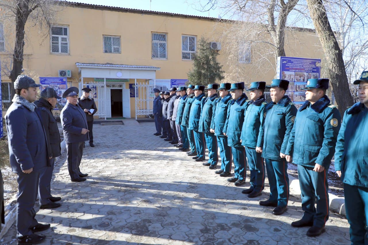 Ichki ishlar vazirligi rahbariyati tomonidan Qoraqalpogʻiston Respublikasida oʻrganish ishlari olib borildi