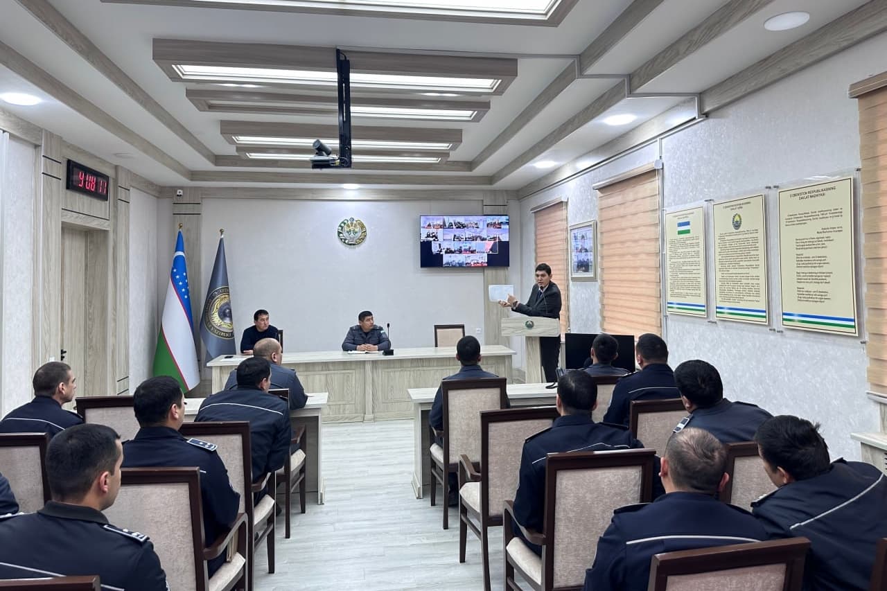 Xorazm viloyati Qoʻriqlash xizmati xodimlari ishtirokida “Stressni yengish va xizmat jarayonida ruhiy barqarorlikni saqlash” mavzusida davra suhbati hamda psixologik trening mashgʻulotlari tashkil etildi