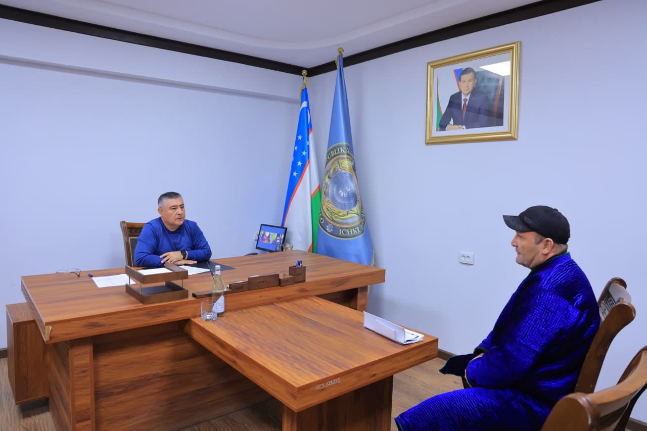 Fuqarolar murojaatlari eʼtiborda: Buxoro viloyati IIBda navbatdagi shaxsiy qabul oʻtkazildi