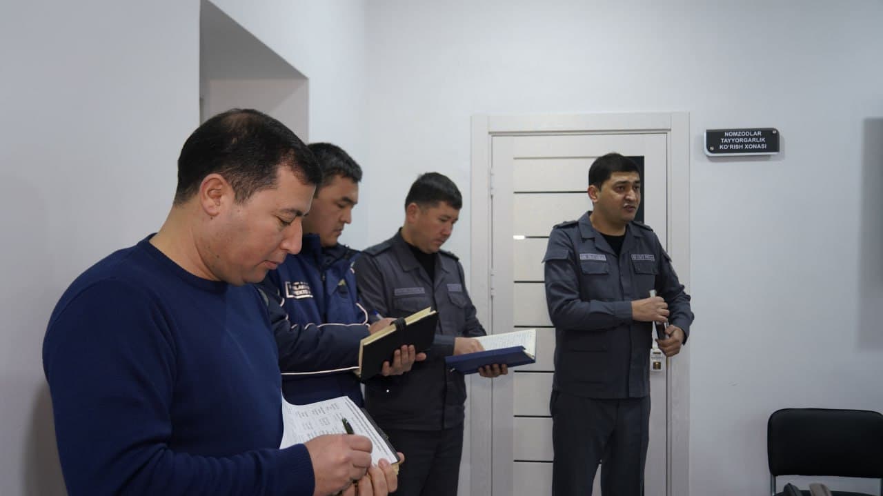Jizzax viloyati IIB boshligʻining shaxsiy qabuli tashkil etildi