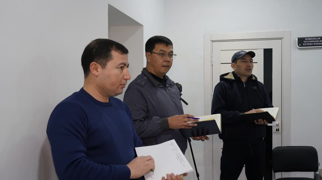 Jizzax viloyati IIB boshligʻining shaxsiy qabuli tashkil etildi