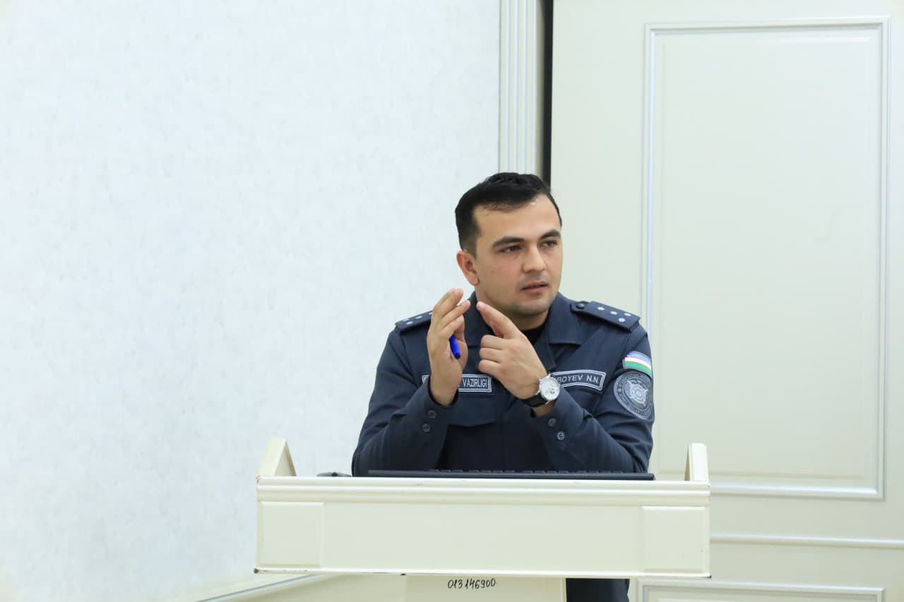 Buxoro viloyati Ichki ishlar boshqarmasida xizmat faoliyatini takomillashtirish va boshqaruv samaradorligini oshirishga qaratilgan oʻquv mashgʻulotlari oʻtkazildi