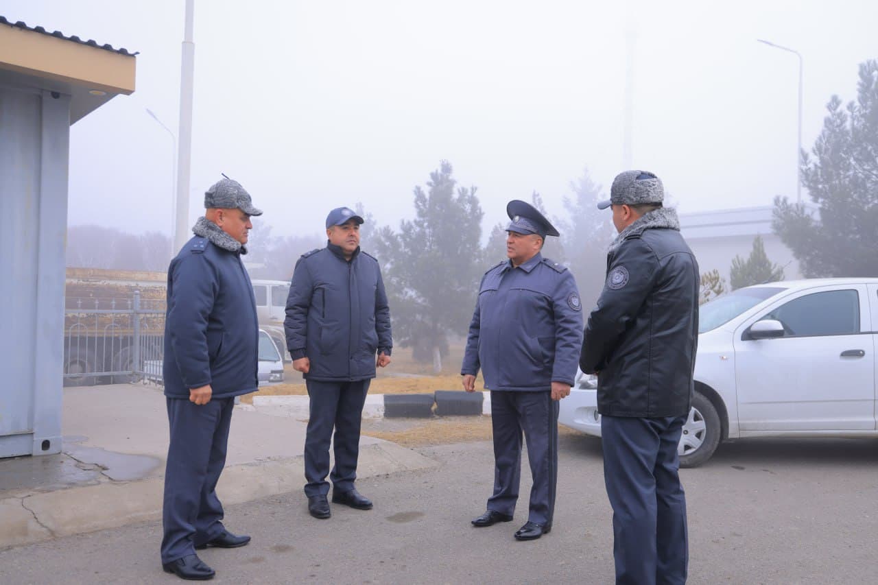 Ichki ishlar vazirligi rahbariyati Buxoro viloyati hududlarida oʻrganishlar olib bormoqda